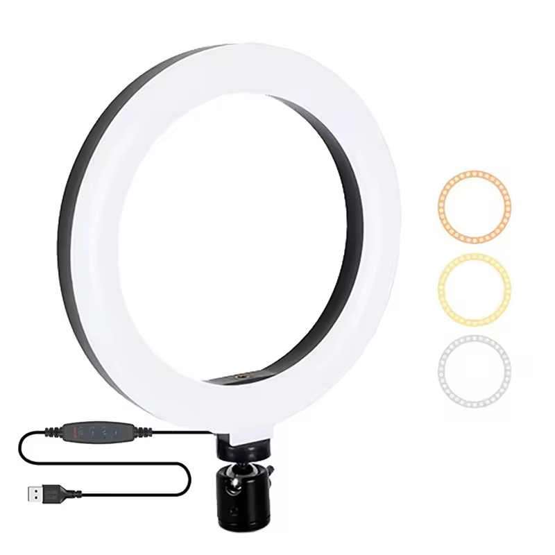 Photography Lighting Continuous - Luce ad Anello per Selfie 16/26/33cm,