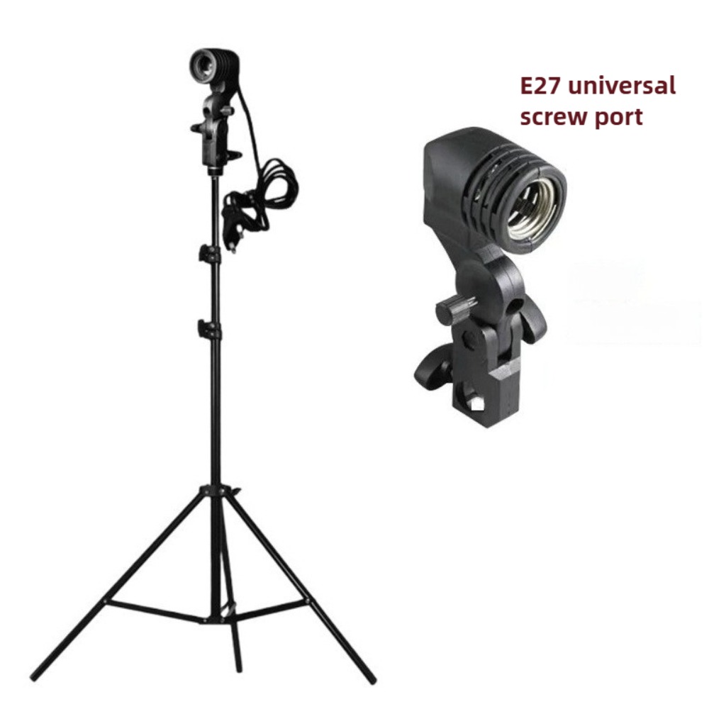 Photography Lighting Mount - Portalampada 2M, attacco CA E27 con
