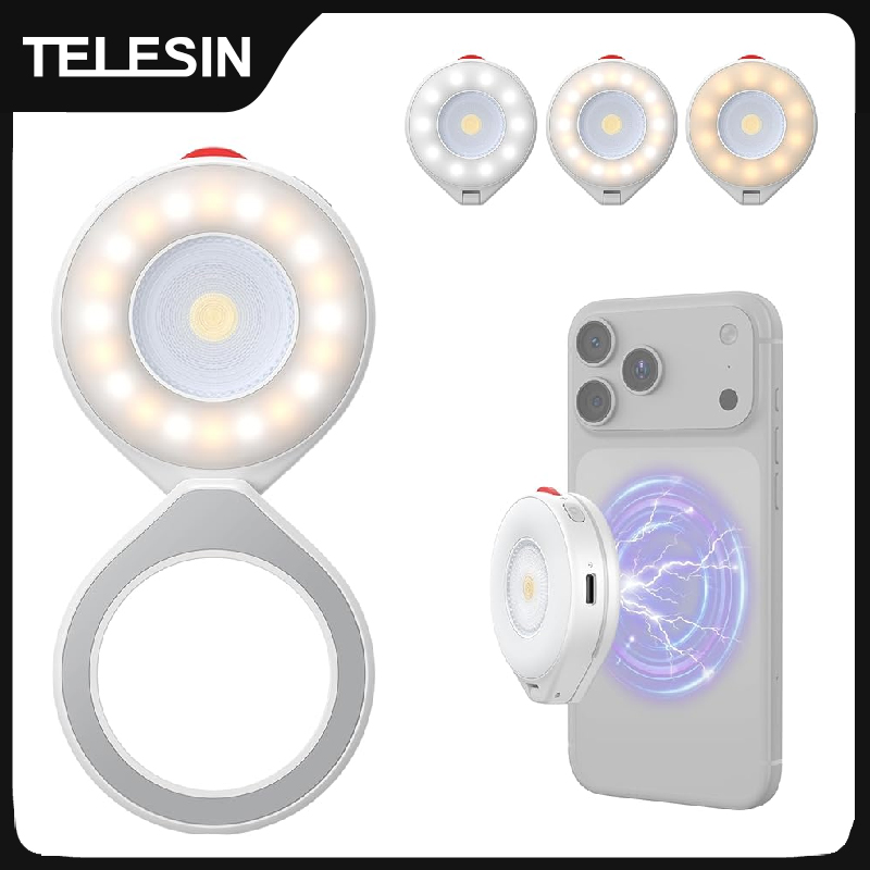 Photography Lighting Brand - TELESIN Luce flash magnetica Smartphone Fotografia