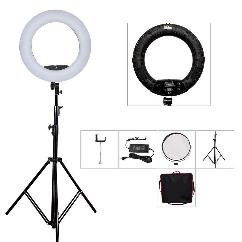 Led Ring Light 18 - Yidoblo Black FD-480II 18