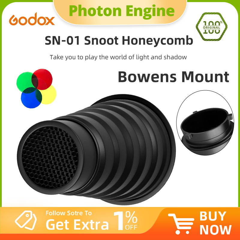 Photography Lighting Type - GODOX SN-01 Bowens Snoot Grande per