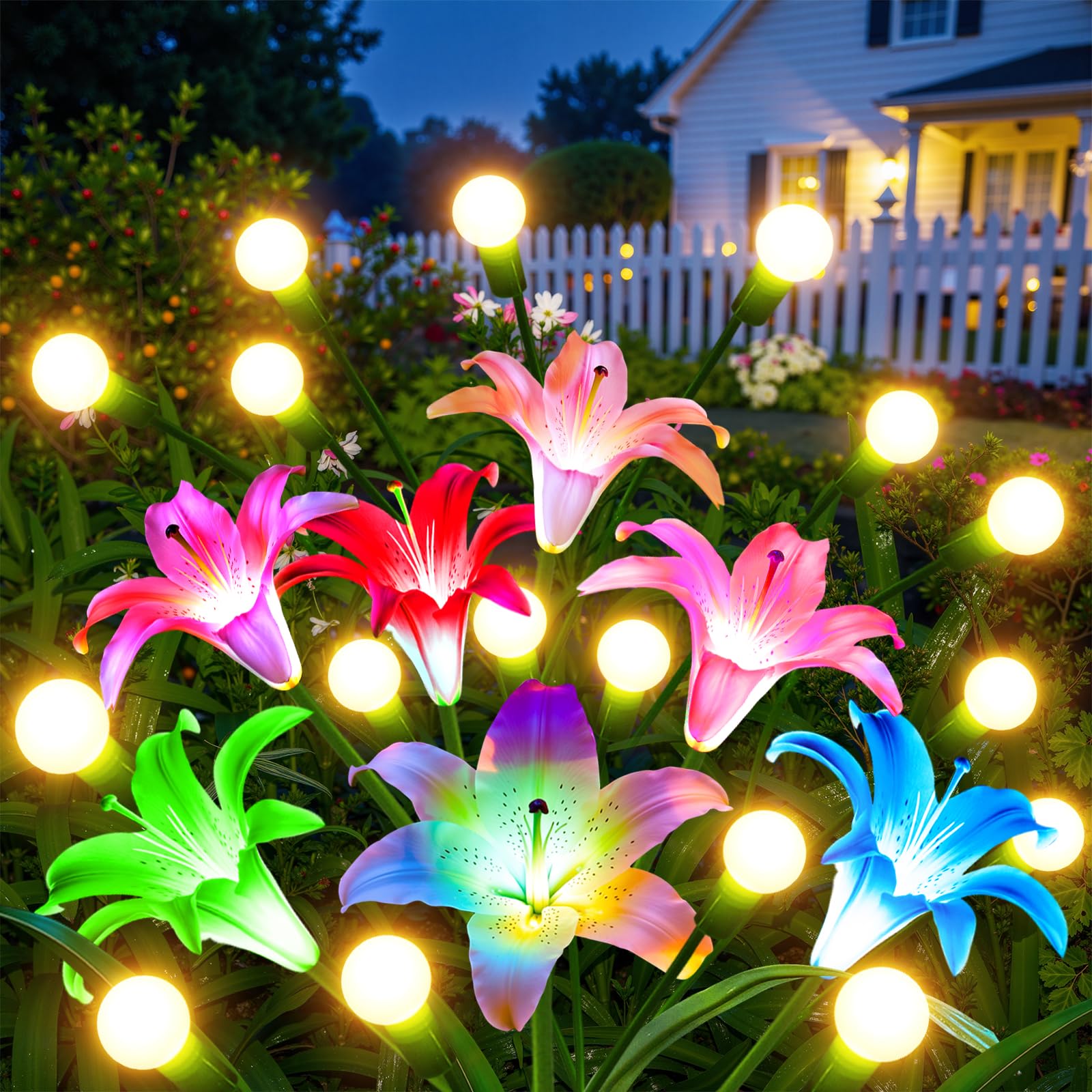 Flower Photography Led Lighting Pack - Confezione da 2/4 Luci Solari da