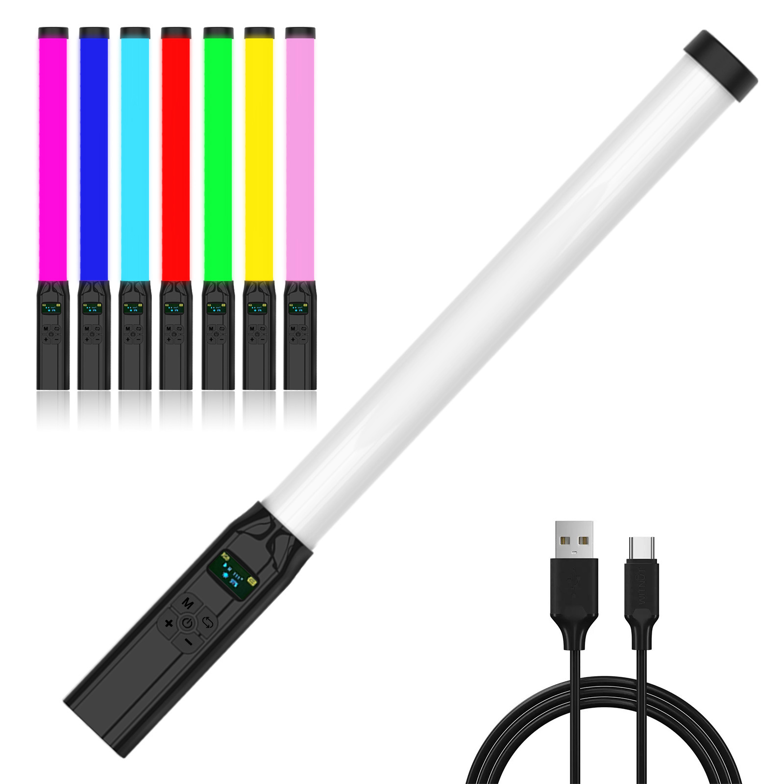 Photography Lighting Handheld - 50CM RGB Stick Light Wand leggero