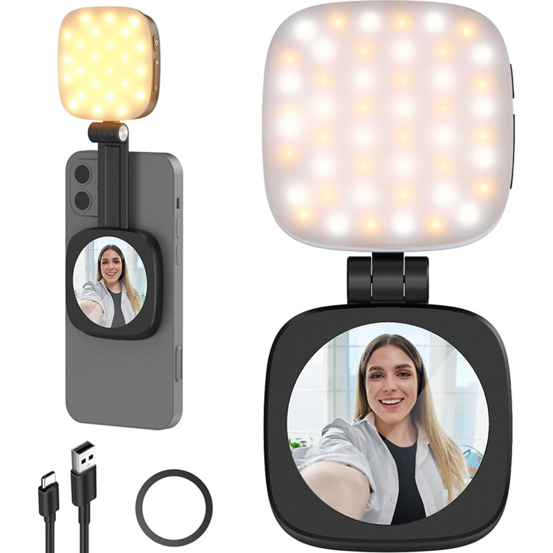 Photography Lighting Brand - Luce per selfie magnetica pieghevole 2