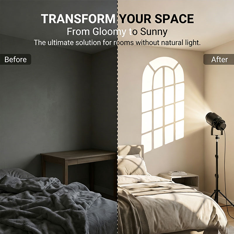 Photography Lighting Background - Lampada di Proiezione Virtuale a Finestra