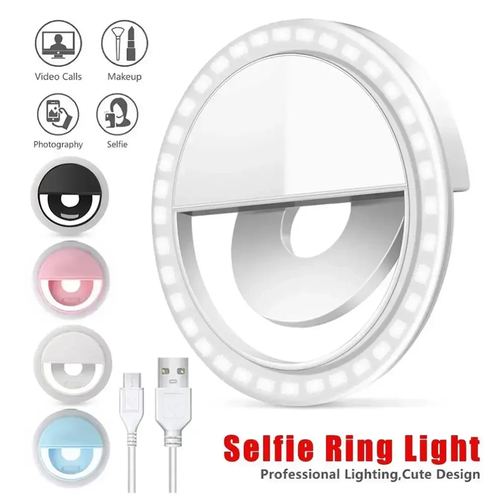 Photography Lighting Continuous - Lampada a clip per telefono cellulare