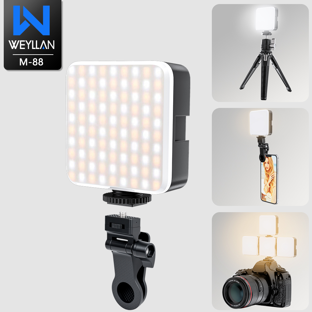 WEYLLAN M-88 2000mAh Luce vide - Photography Lighting Brand recensione e prezzo