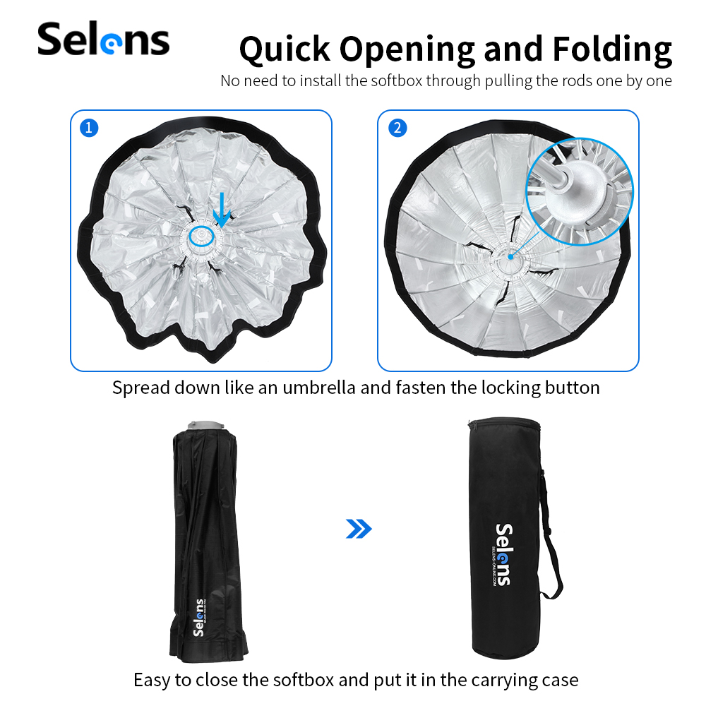 Selens 70/90/120 cm Ombrello p - Parabolic Umbrella Deep recensione e prezzo