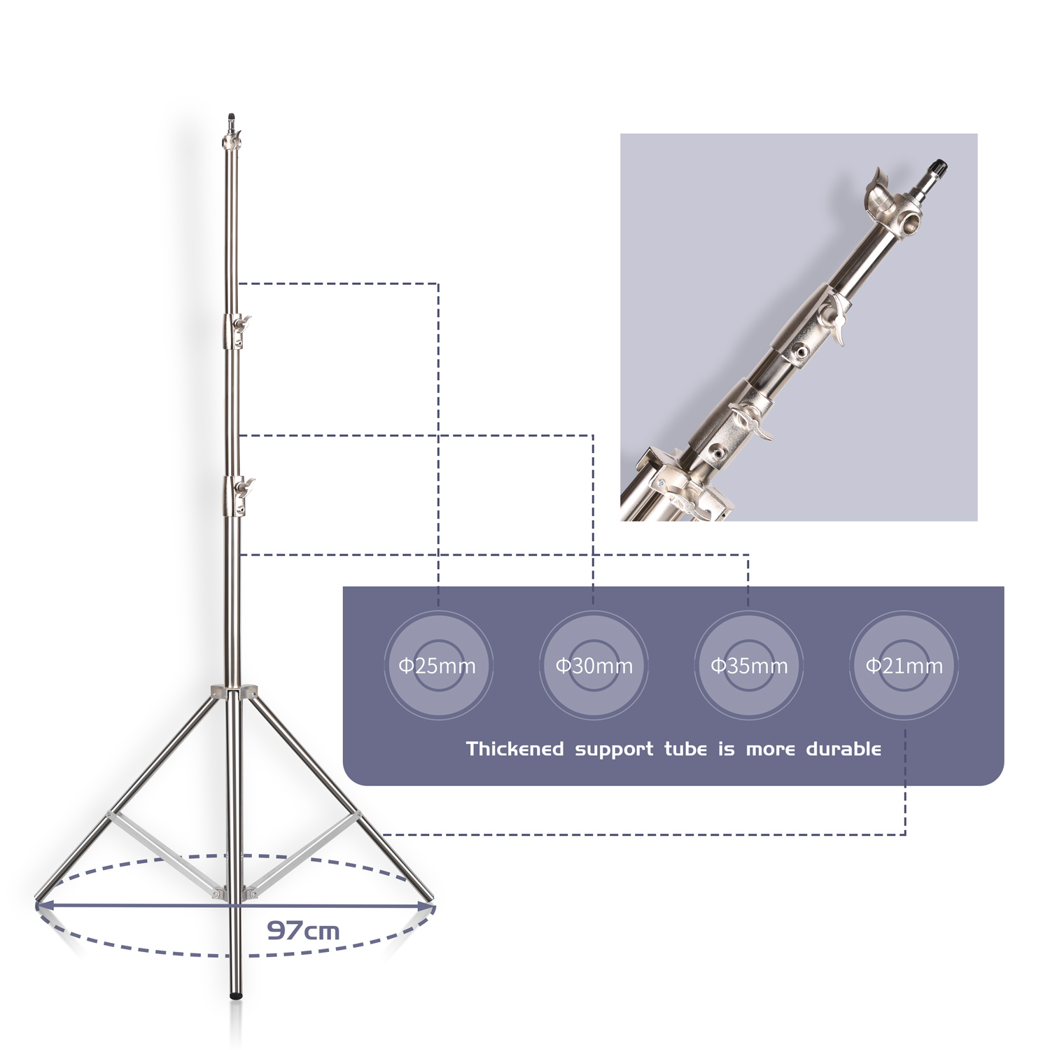 SH 2.8M Supporto per luce in a - Photography Lighting Mount recensione e prezzo