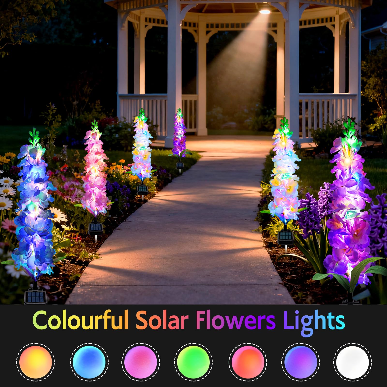 Luci solari da giardino, luci  - Flower Photography Led Lighting Pack recensione e prezzo
