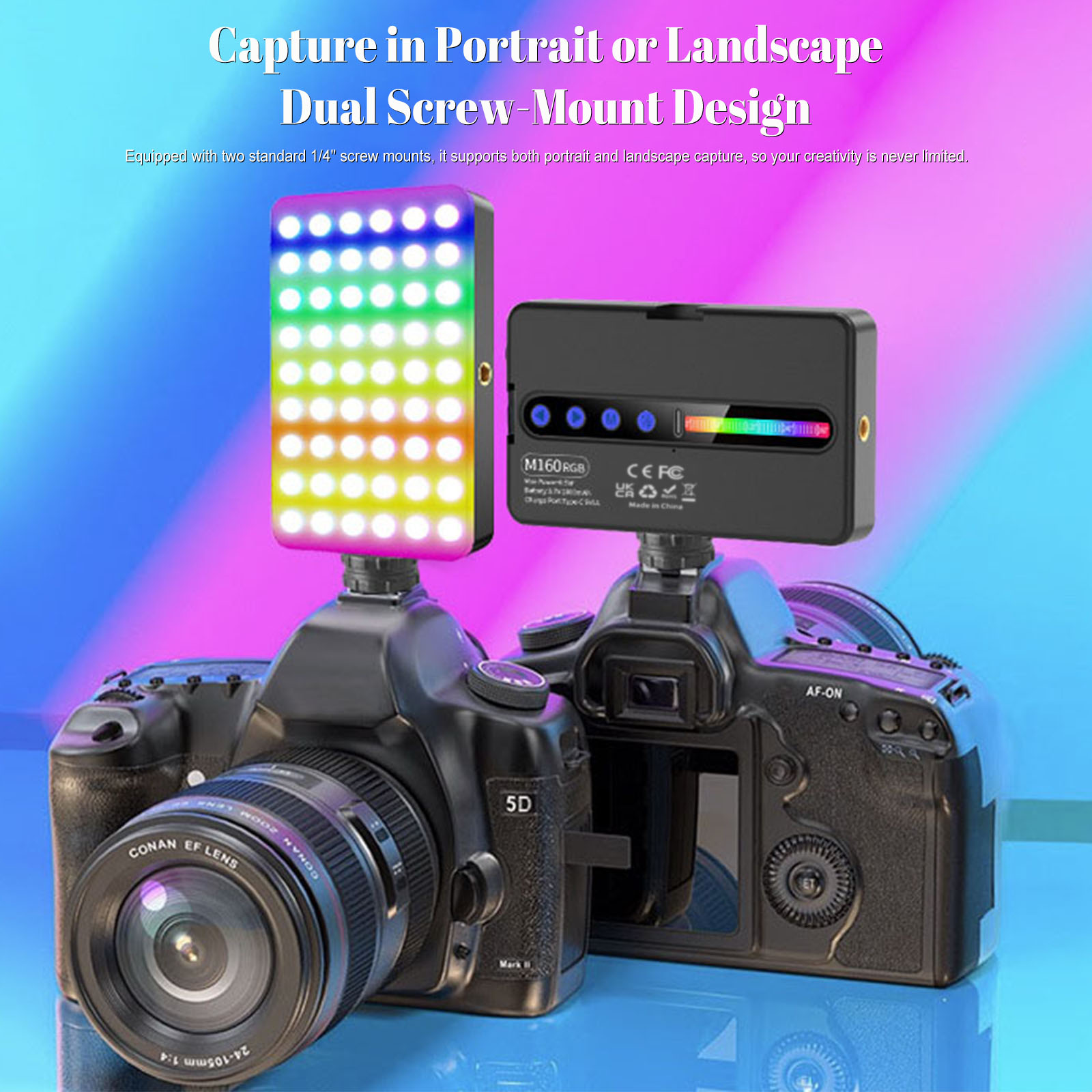 Luce LED RGB 6.5W per Video 27 - Photography Lighting Type recensione e prezzo