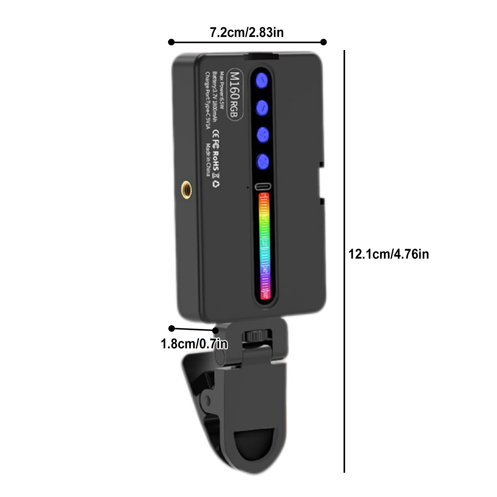 Luce LED RGB 6.5W per Video 27 - Photography Lighting Type recensione e prezzo