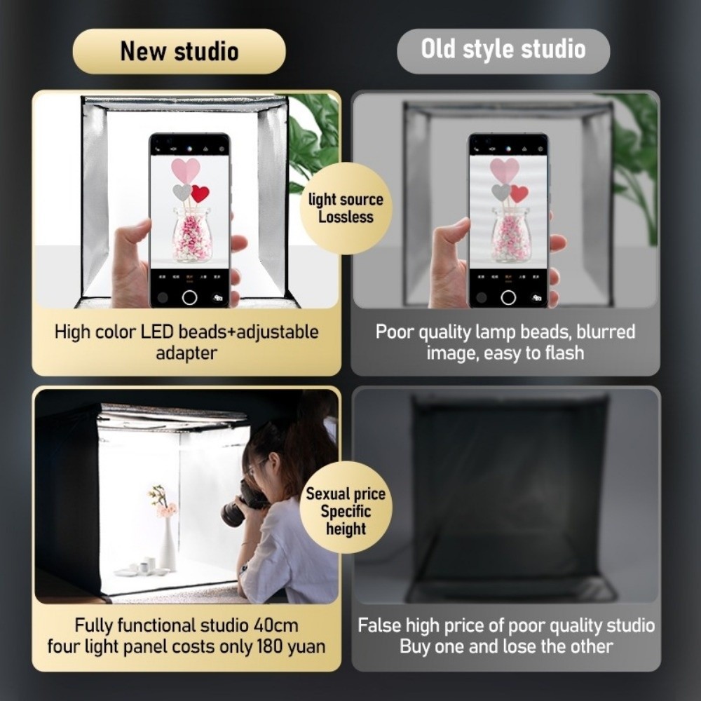 Mini scatola luminosa a LED da - Photography Lighting Background recensione e prezzo