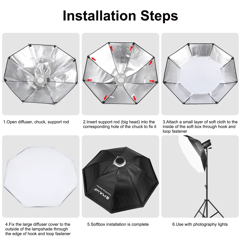 PULUZ 95cm Octagon Photography - Photography Lighting Mount recensione e prezzo