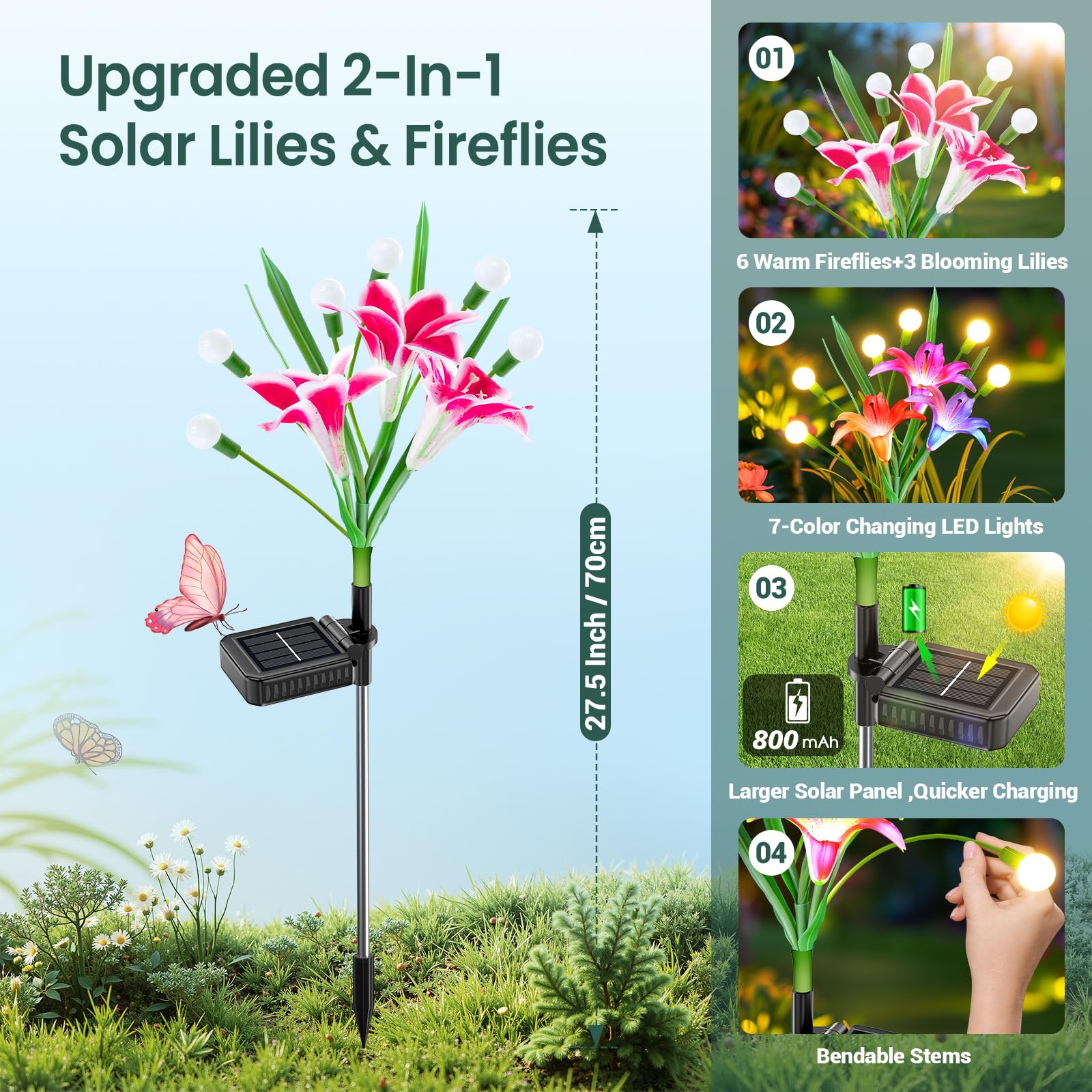 Confezione da 2/4 Luci Solari  - Flower Photography Led Lighting Pack recensione e prezzo