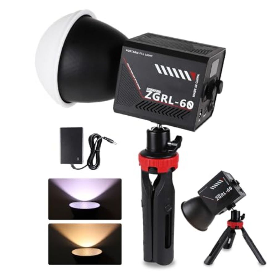 Luce video LED COB da 60W port - Photography Lighting Handheld recensione e prezzo