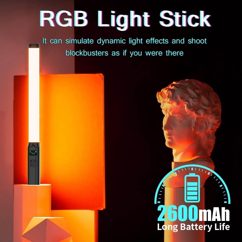 50CM RGB Stick Light Wand legg - Photography Lighting Handheld recensione e prezzo