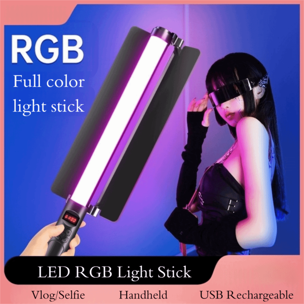 Bastone luminoso a LED RGB por - Photography Lighting Handheld recensione e prezzo