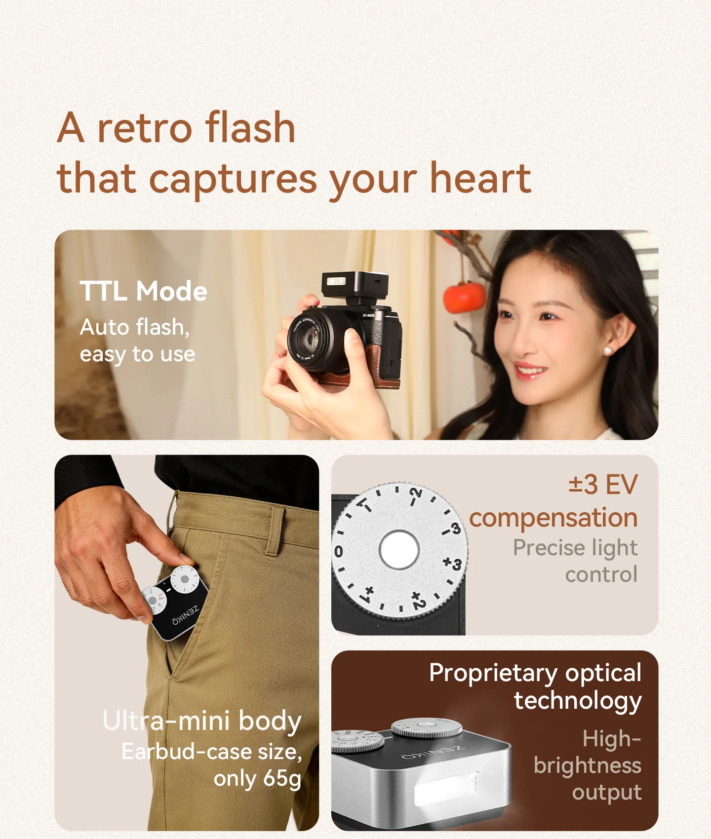 ZENIKO ZT12 Flash Compatto Ret - Photography Lighting Brand recensione e prezzo