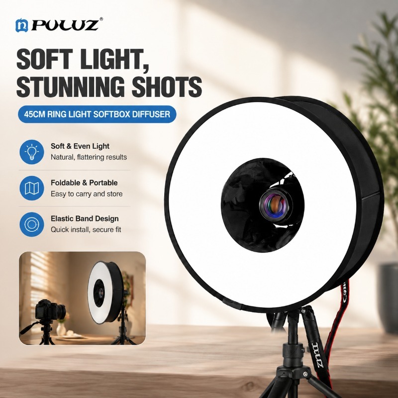 Softbox pieghevole da 45 cm co - Photography Lighting Type recensione e prezzo