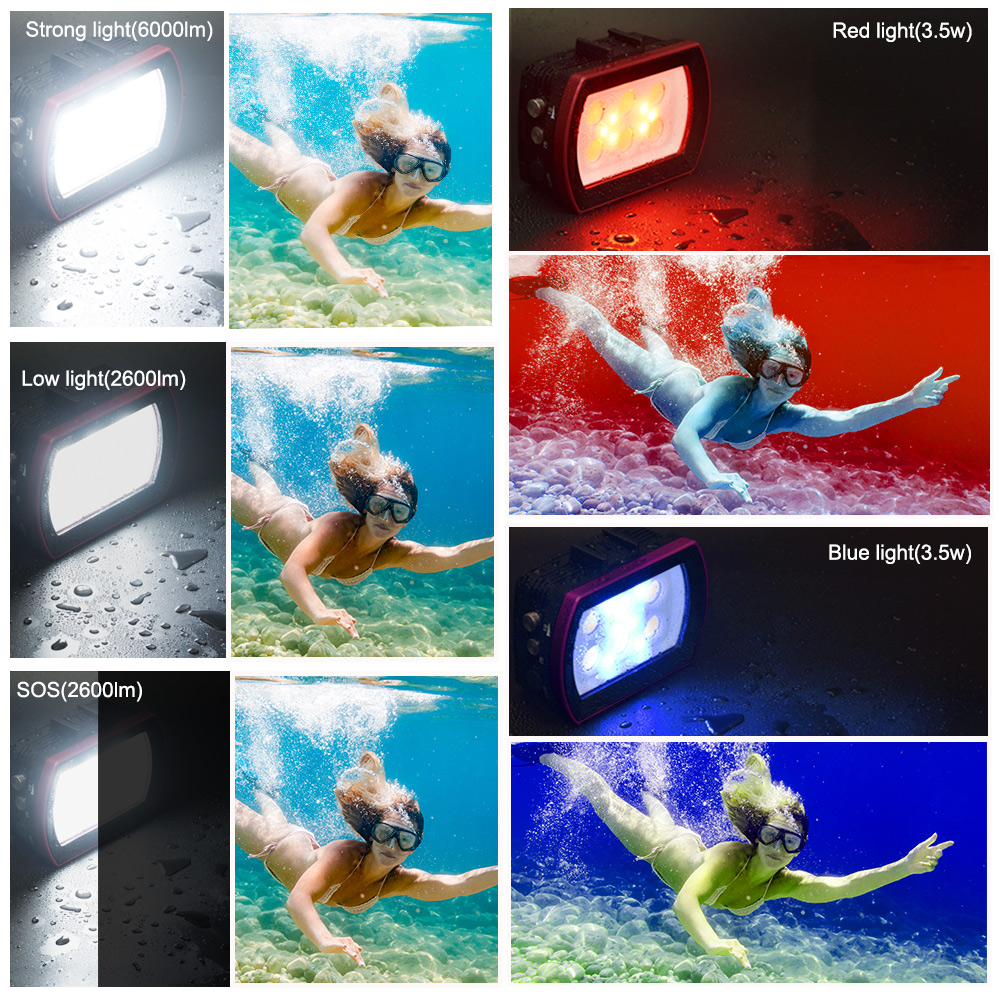 Seafrogs lampada subacquea a L - Photography Lighting Brand recensione e prezzo