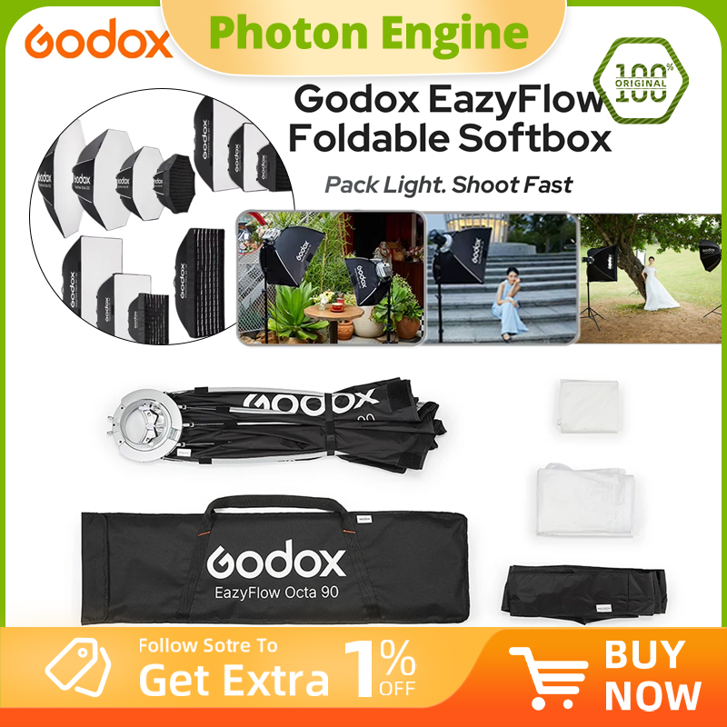 Softbox pieghevole Godox serie - Photography Lighting Handheld recensione e prezzo