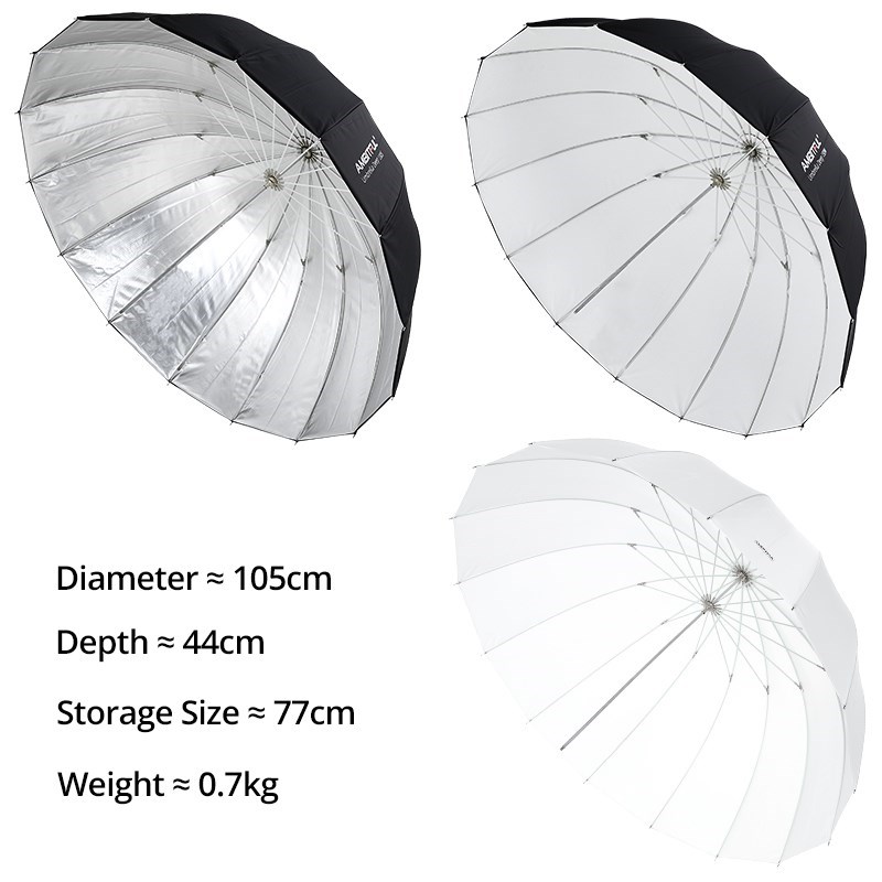 AMBITFUL 105 cm 130 cm 160 cm  - Parabolic Umbrella Deep recensione e prezzo